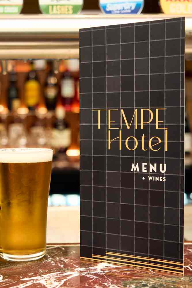 Tempe Hotel - Menu